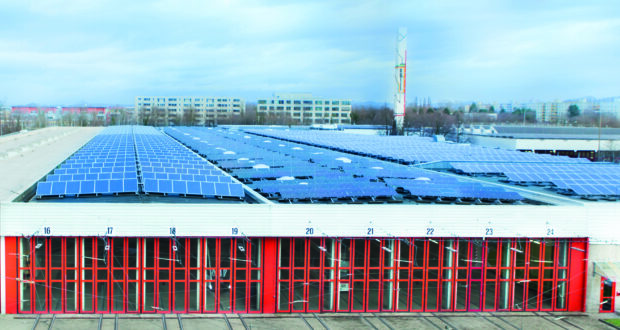 Photovoltaik auf den Dächern der VAG